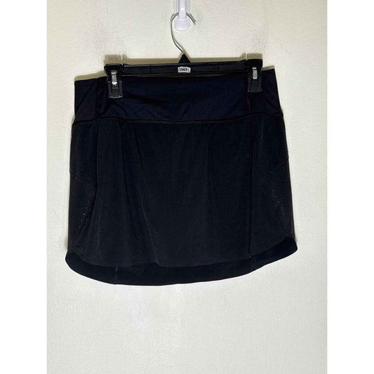 Athleta Black Run with It Skort Sz M
