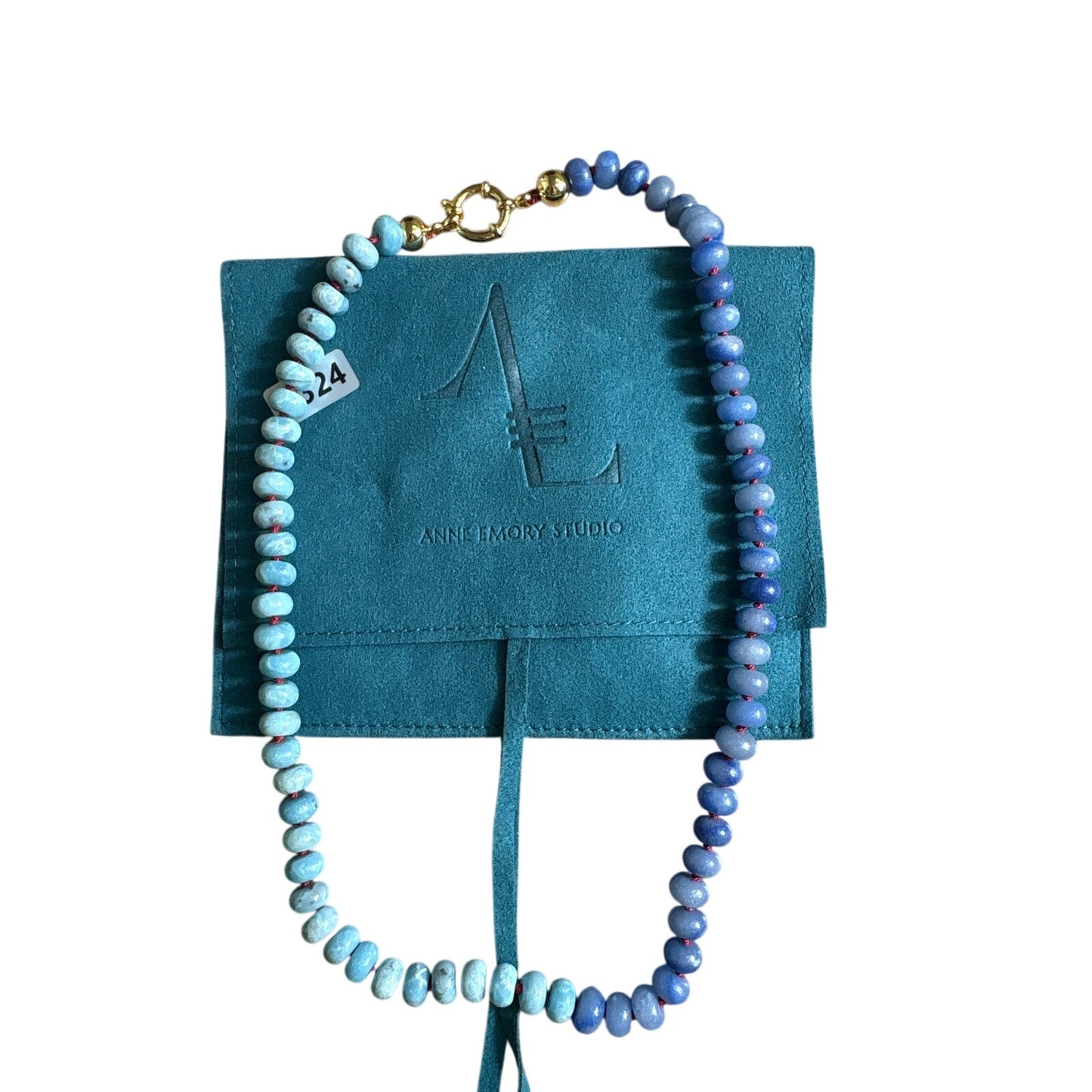 Anne Emory Studio Blue Hombre Beaded Necklace