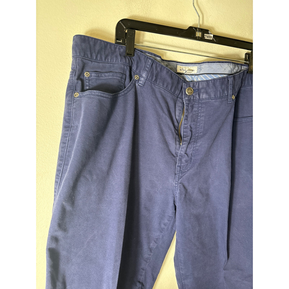 Mens Peter Millar Navy Denim Slacks Sz 40