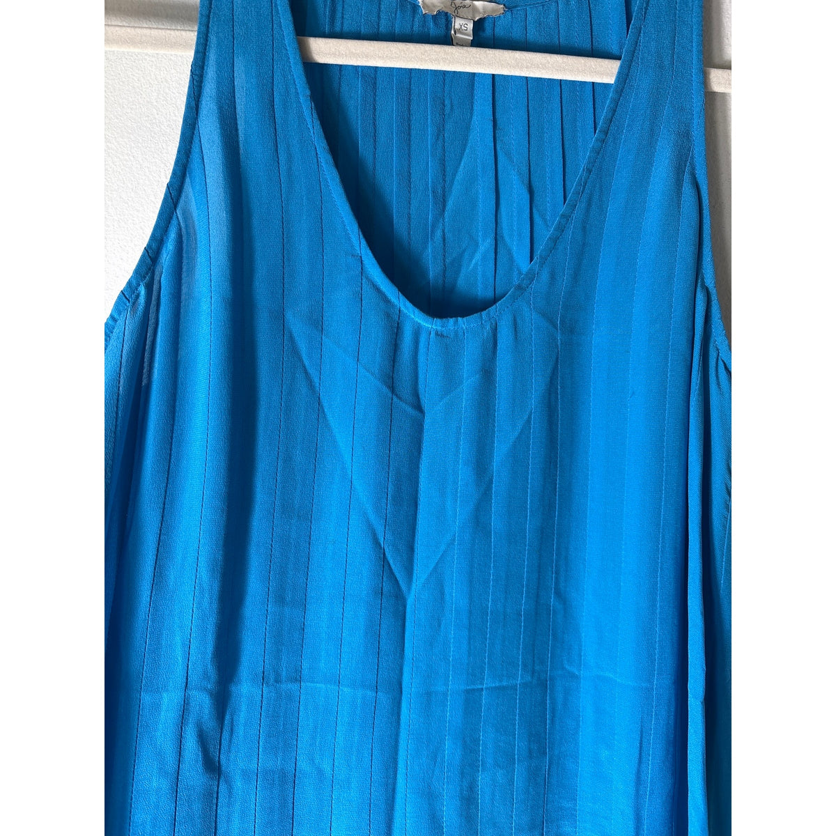 Joie Bright Blue Sleeveless Silk Mini Dress Sz XS