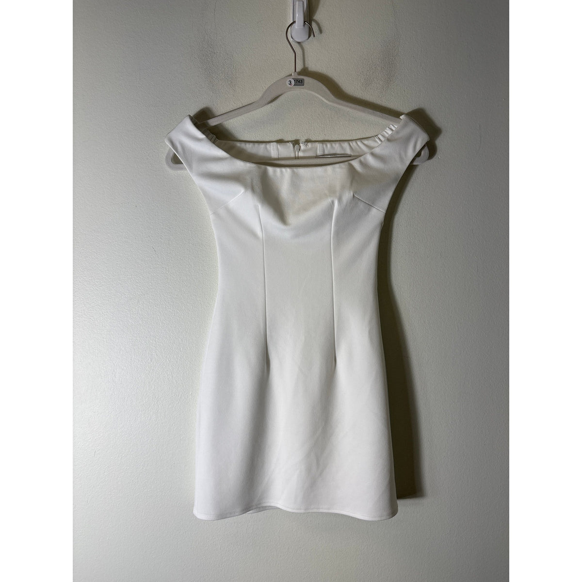 NWT Katie May White Off The Shoulder Mini Dress Sz XXS