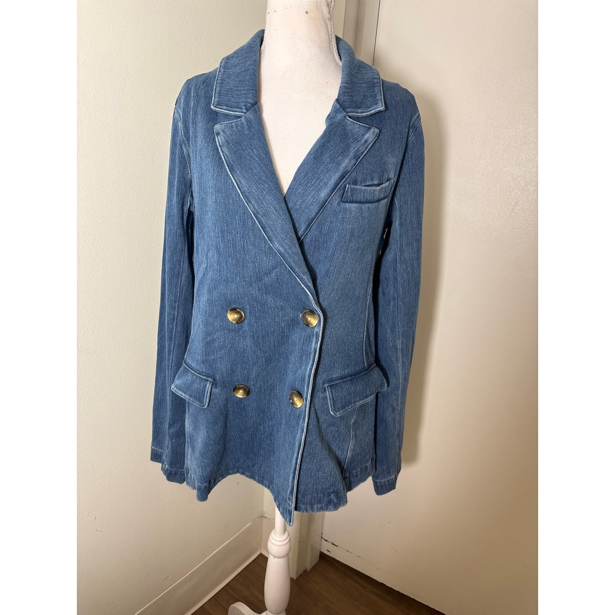 NWT Matty M Nash Denim Blazer Sz XXL