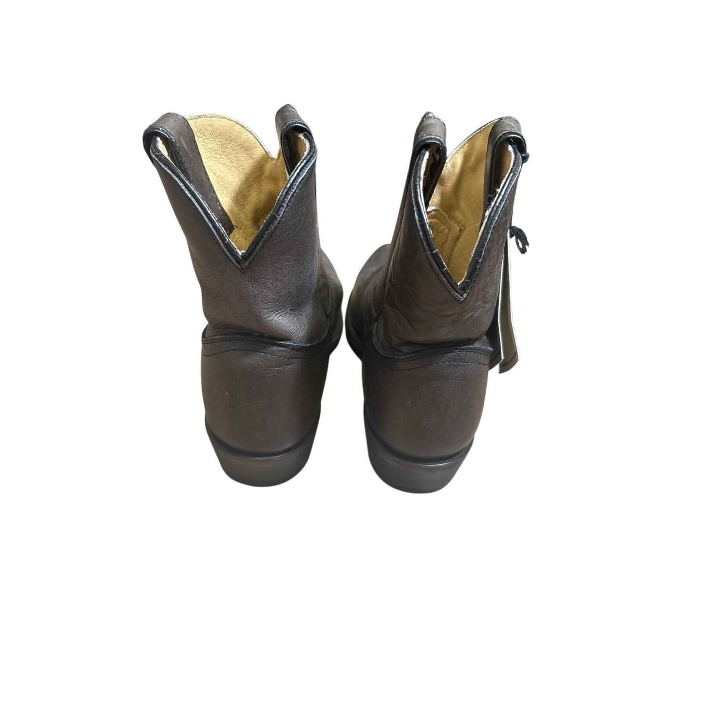 NWT Frye Brown Leather Low Calf Boot Sz 9.5