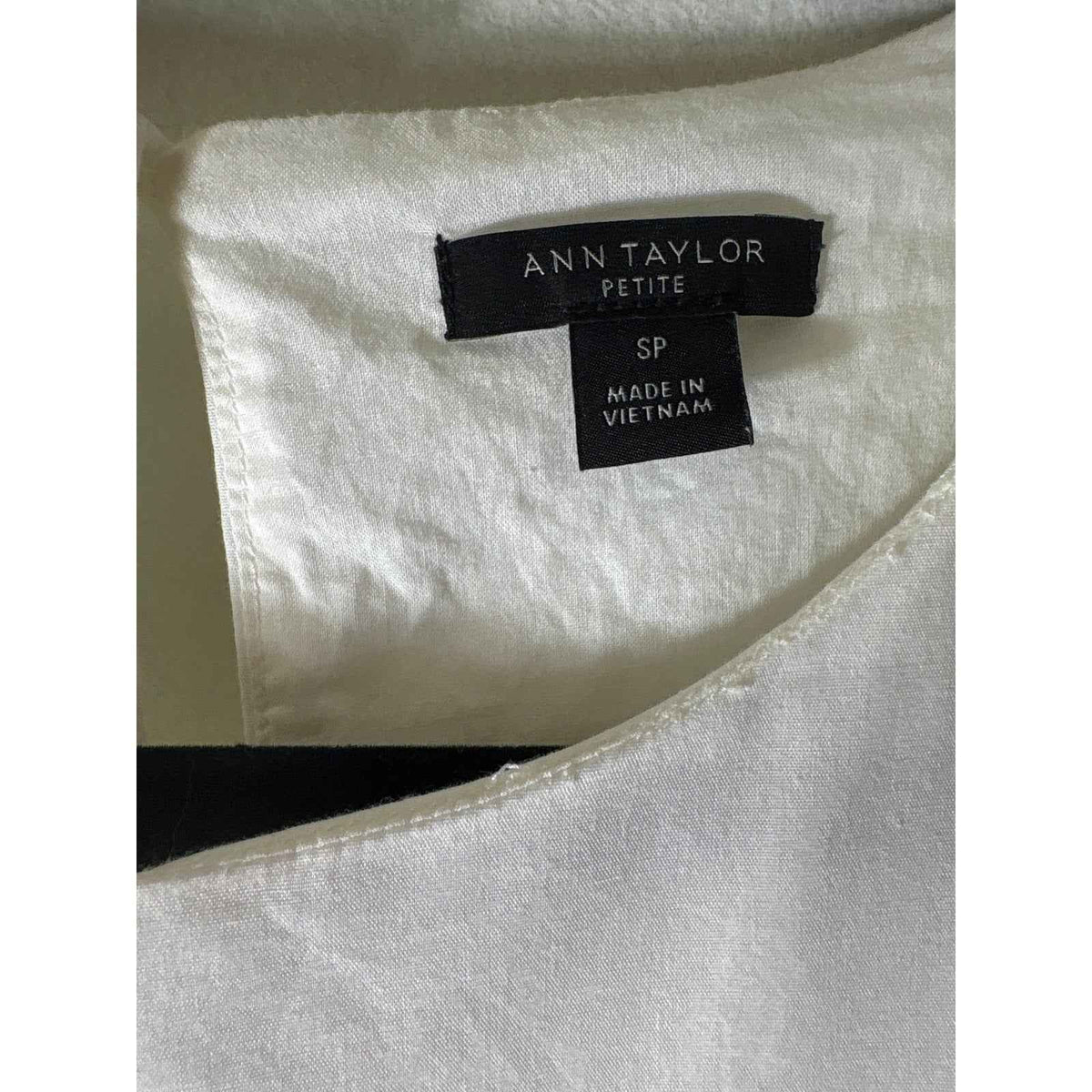 Ann Taylor Petite White Cotton Flutter Sleeve Maxi Dress Sz S