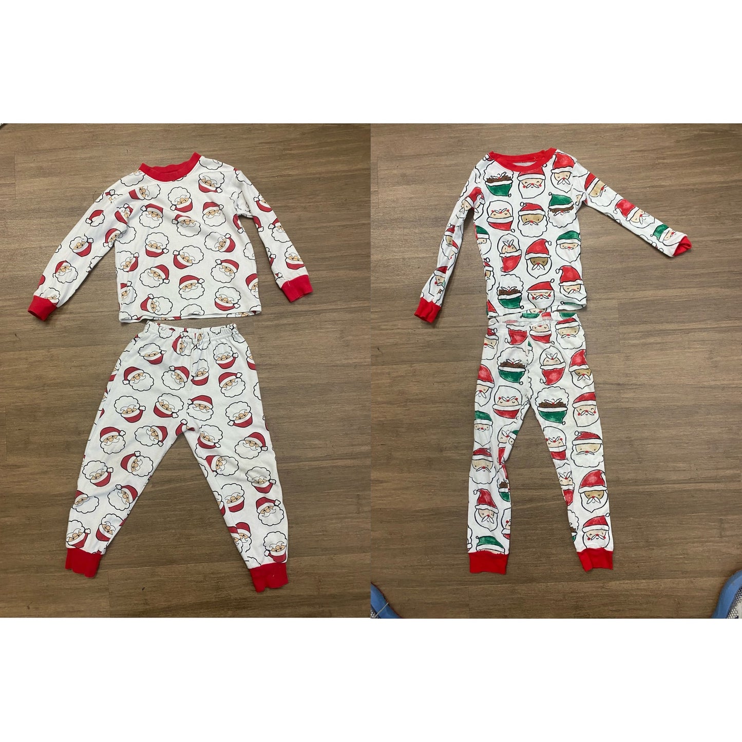 Carters Santa Pajamas Two Pairs Sz 5T