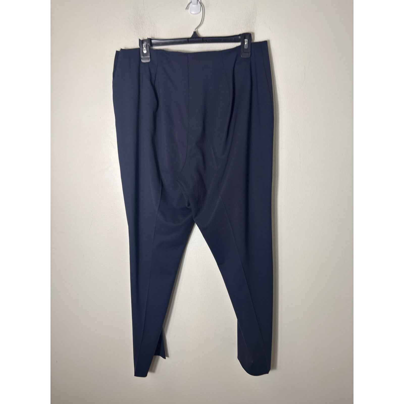 Lafayette 148 Black Side zip Pants Sz 14