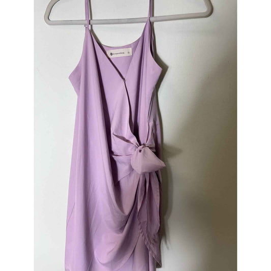 Impeccable Pig Lavendar Mini Wrap Dress Sz S