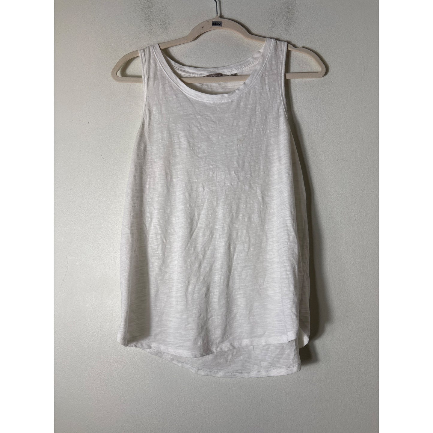 Athleta Cream Snake Print Athleisure Tank Sz S