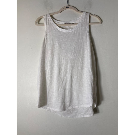 Athleta Cream Snake Print Athleisure Tank Sz S
