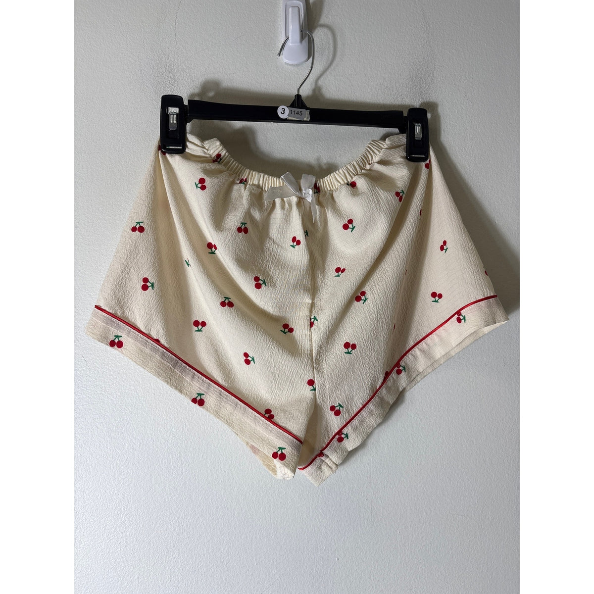 No Brand Cherry Pajama Shorts Set Sz S
