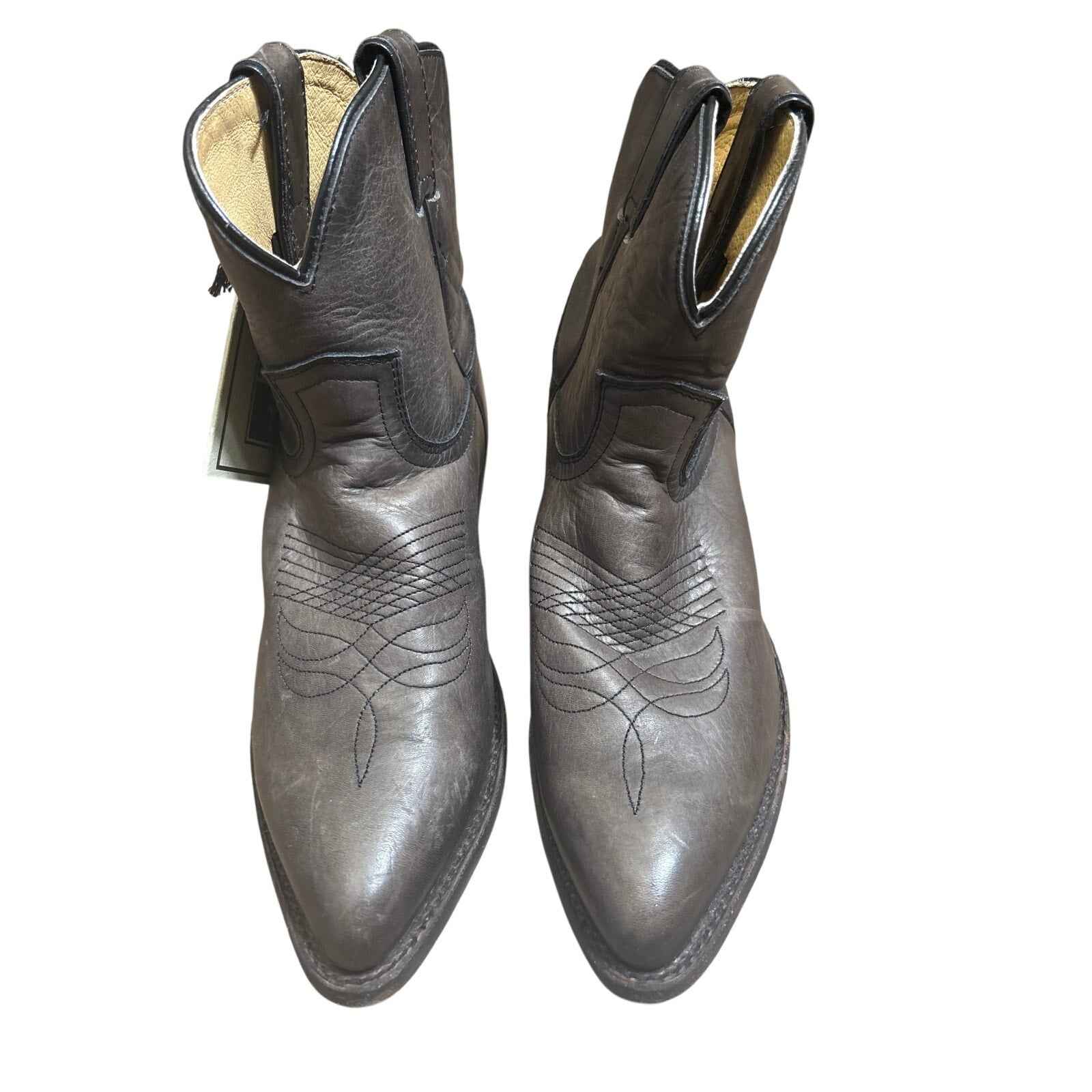 NWT Frye Brown Leather Low Calf Boot Sz 9.5