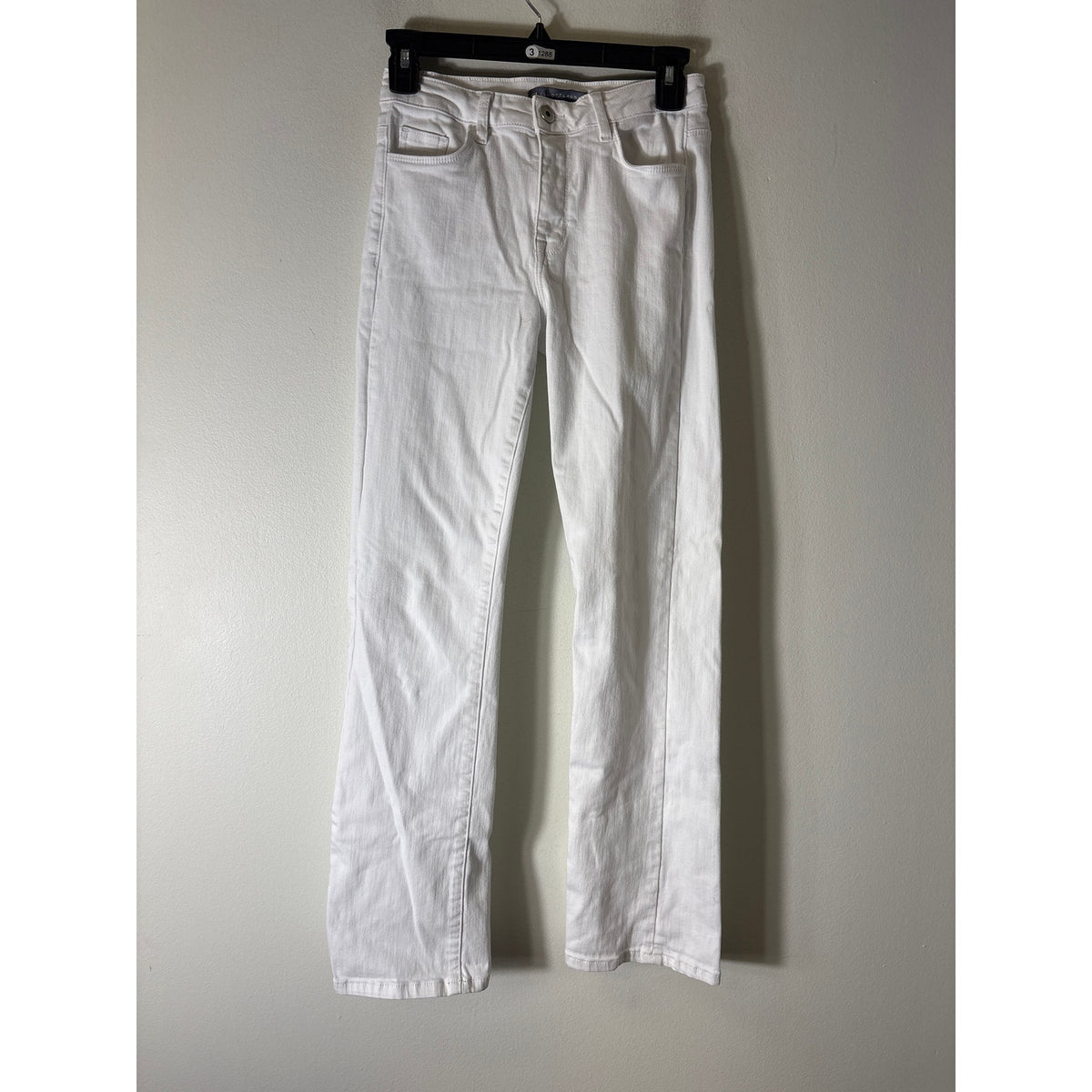 Elliot Lauren White Straight Leg Denim Jeans Sz 4