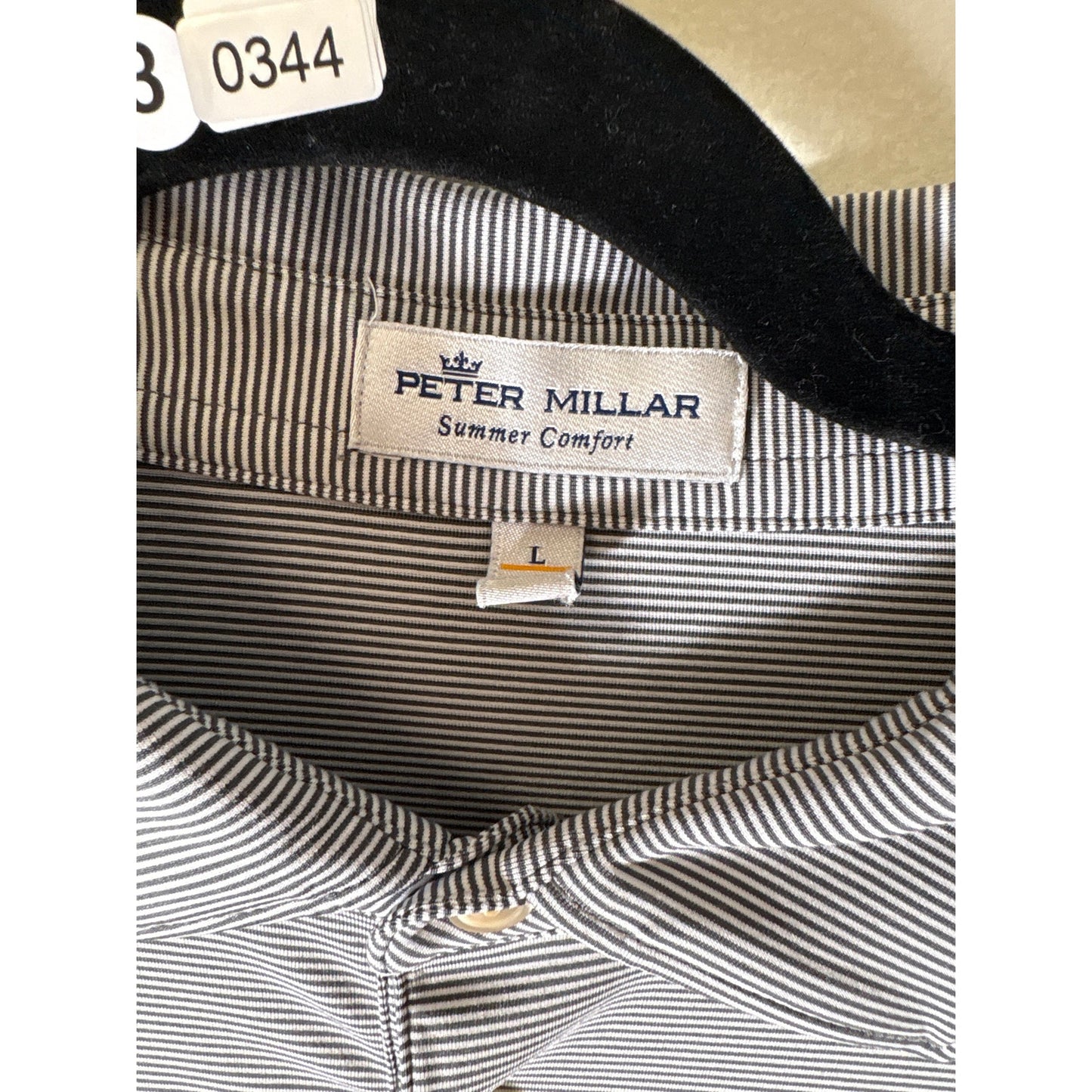Mens Peter Millar Carolina Panthers Polo Sz XL