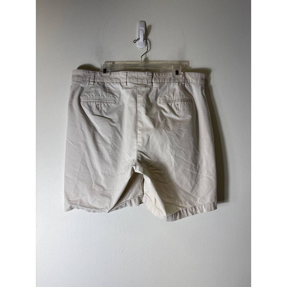 Peter Millar Light Khaki Classic Fit Cotton Shorts Sz 38