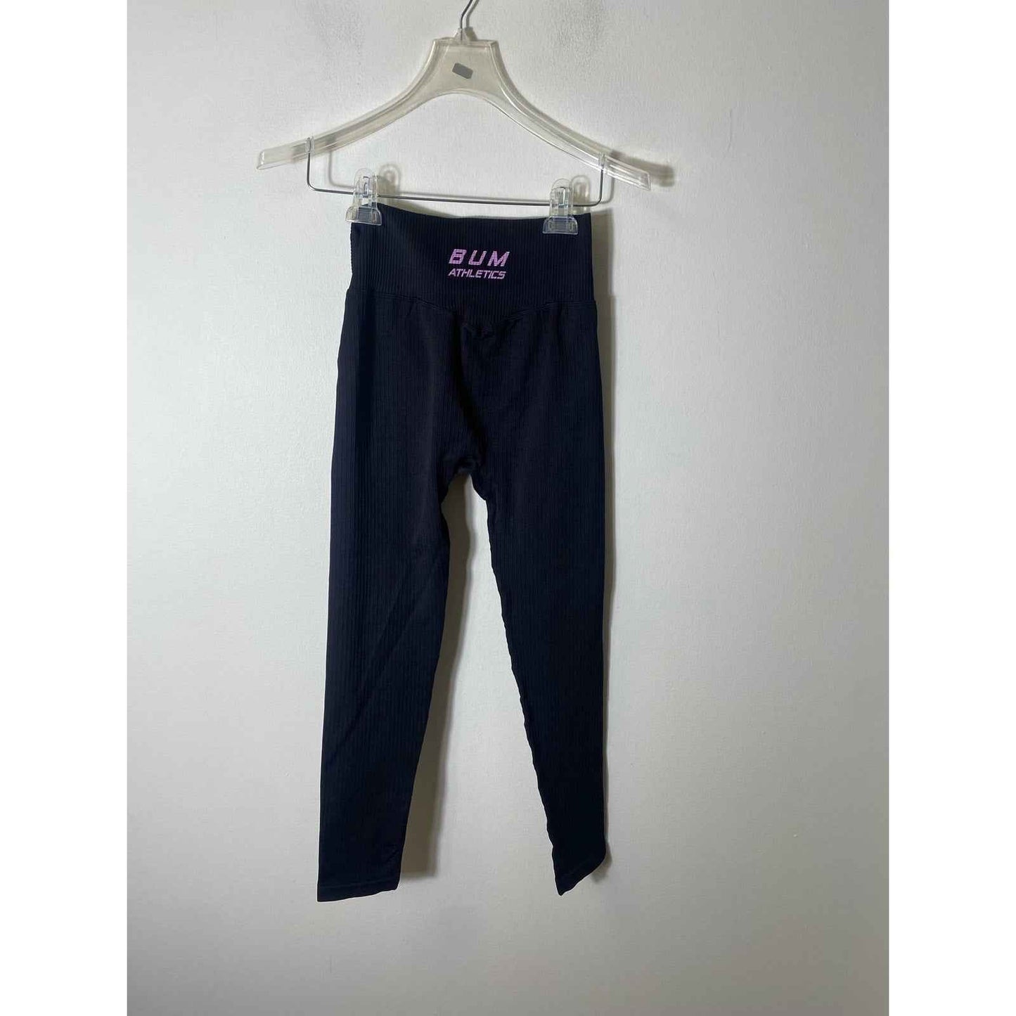 NWOT Bum Athletics High Waist Black Exercise Leggings Sz L