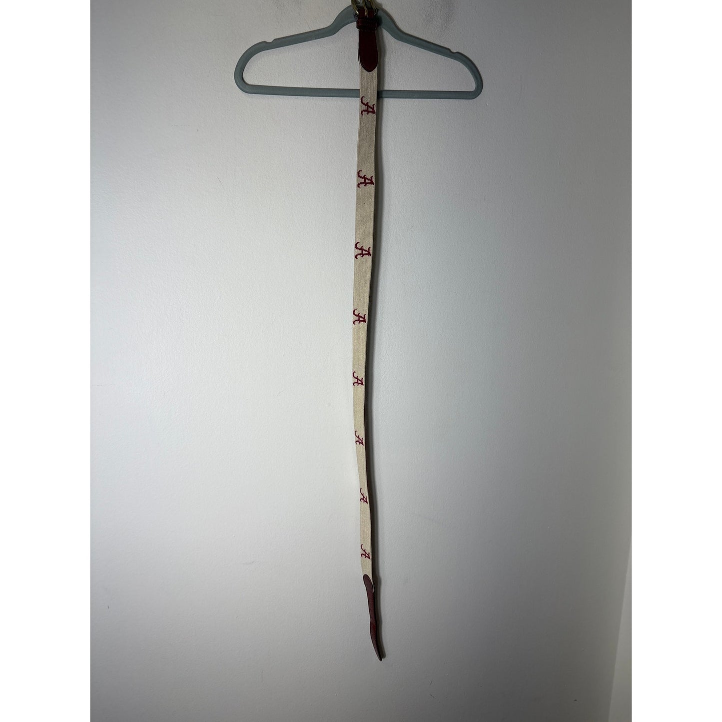 Mens Smathers and Branson Hand Stitched "A" Alabama Belt Sz 44