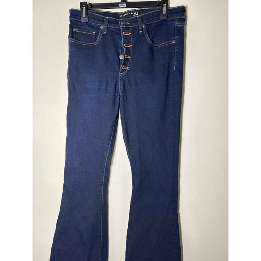 Veronica Beard Dark Blue Beverly Skinny Flare Sz 31