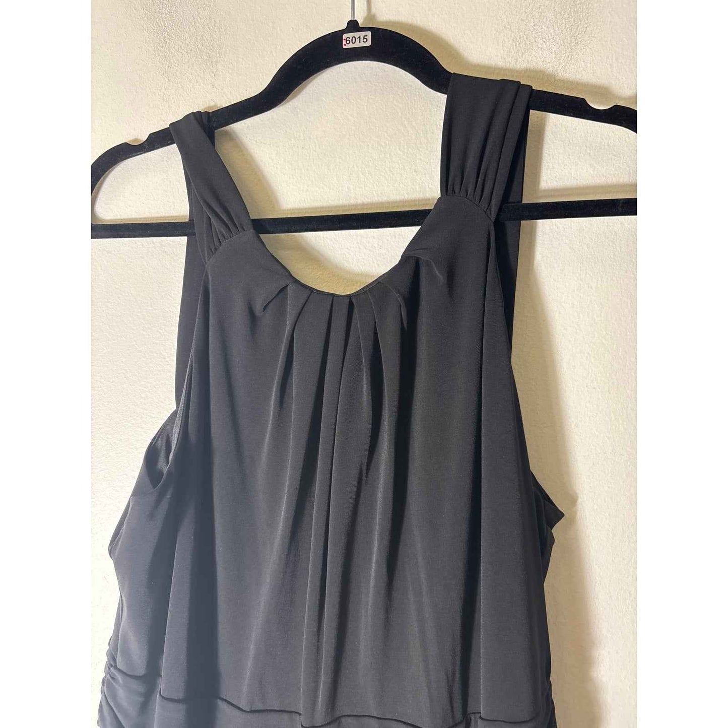 Apart Black Draped Cocktail Dress Sz 12