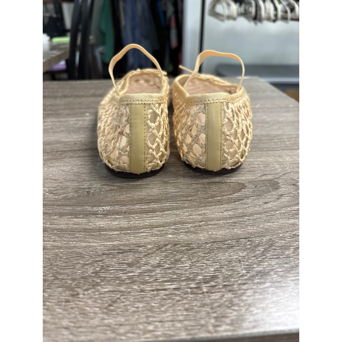 Loeffler Randall Raffia Weave Ballet Shoes Sz 8.5
