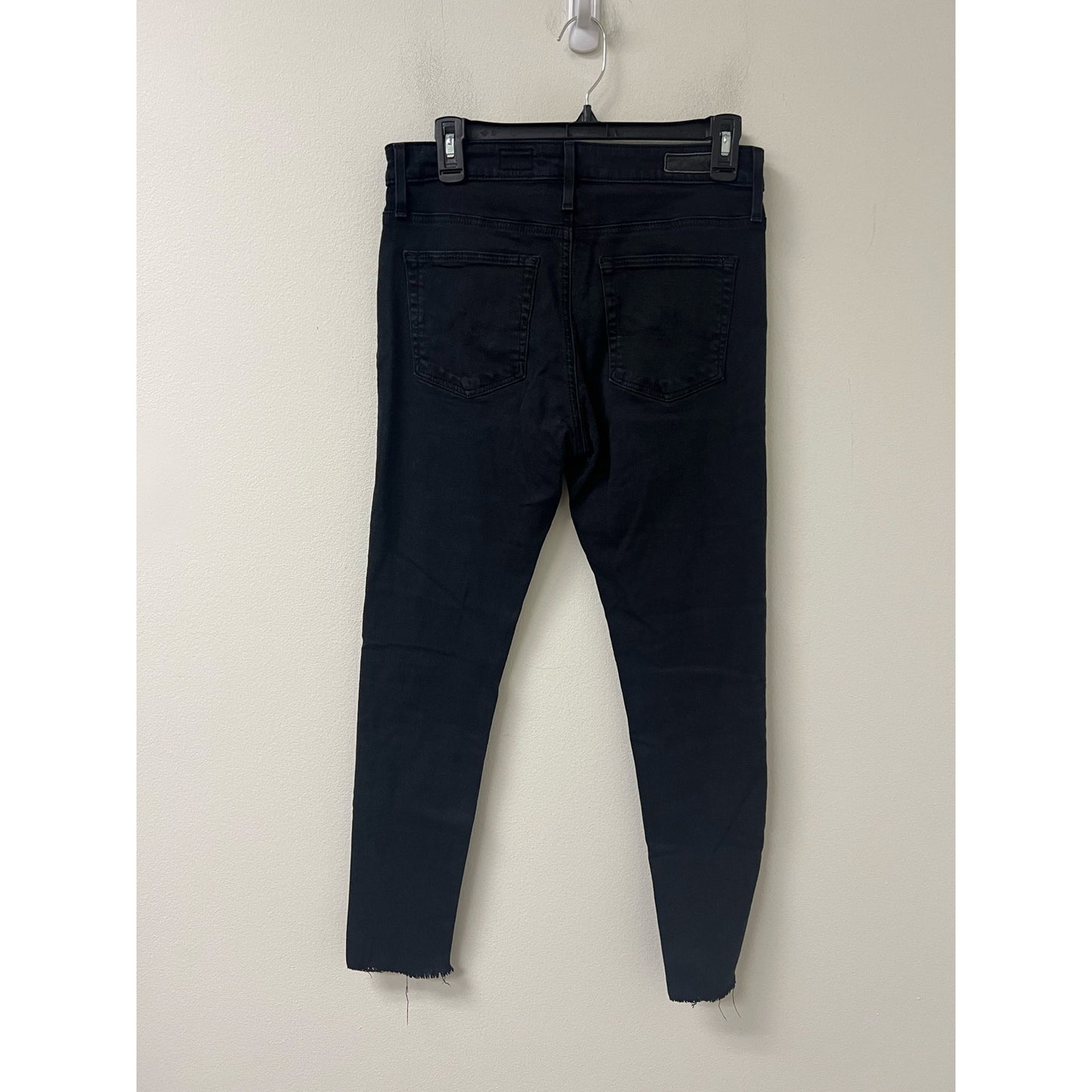 AG Adriano Goldschmied Black The Farrah Skinny Jean sz 28R
