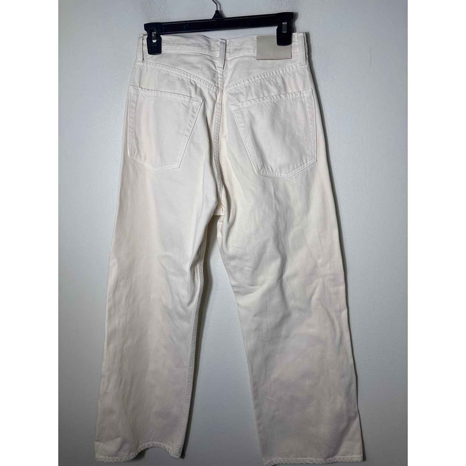 Citizen of Humanity Off White Gaucho Denim Jeans Sz 26