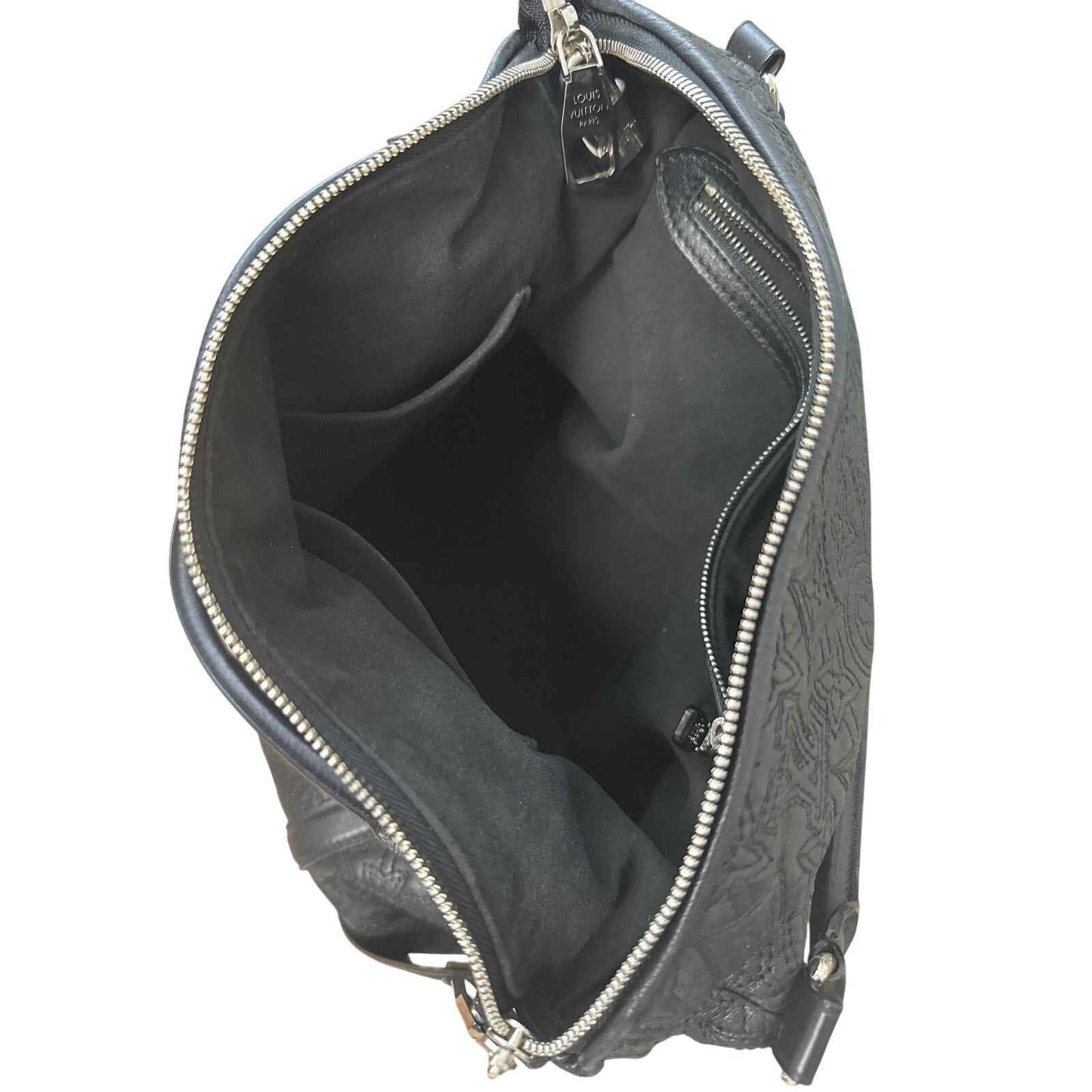 Louis Vuitton Antheia Ixia Monogram PM Black Leather Handbag