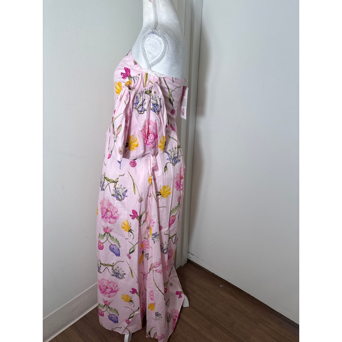 NWT Beyond by Vera Pink Floral Maxi Dress Sz S