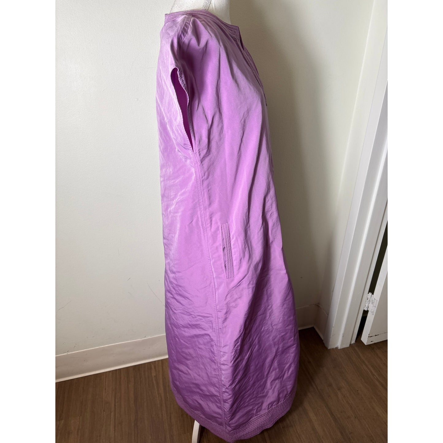 Ann Mashburn Lilac/Pink V Neck Maxi Dress Sz M