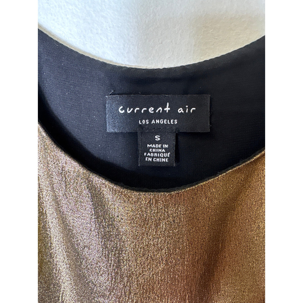 Current Air Gold Camisole Sz S