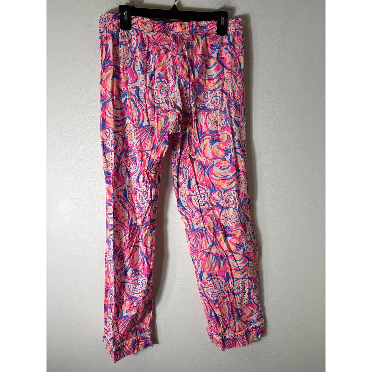 Lilly Pulitzer Bright Pink Cotton PJ Pants sz L