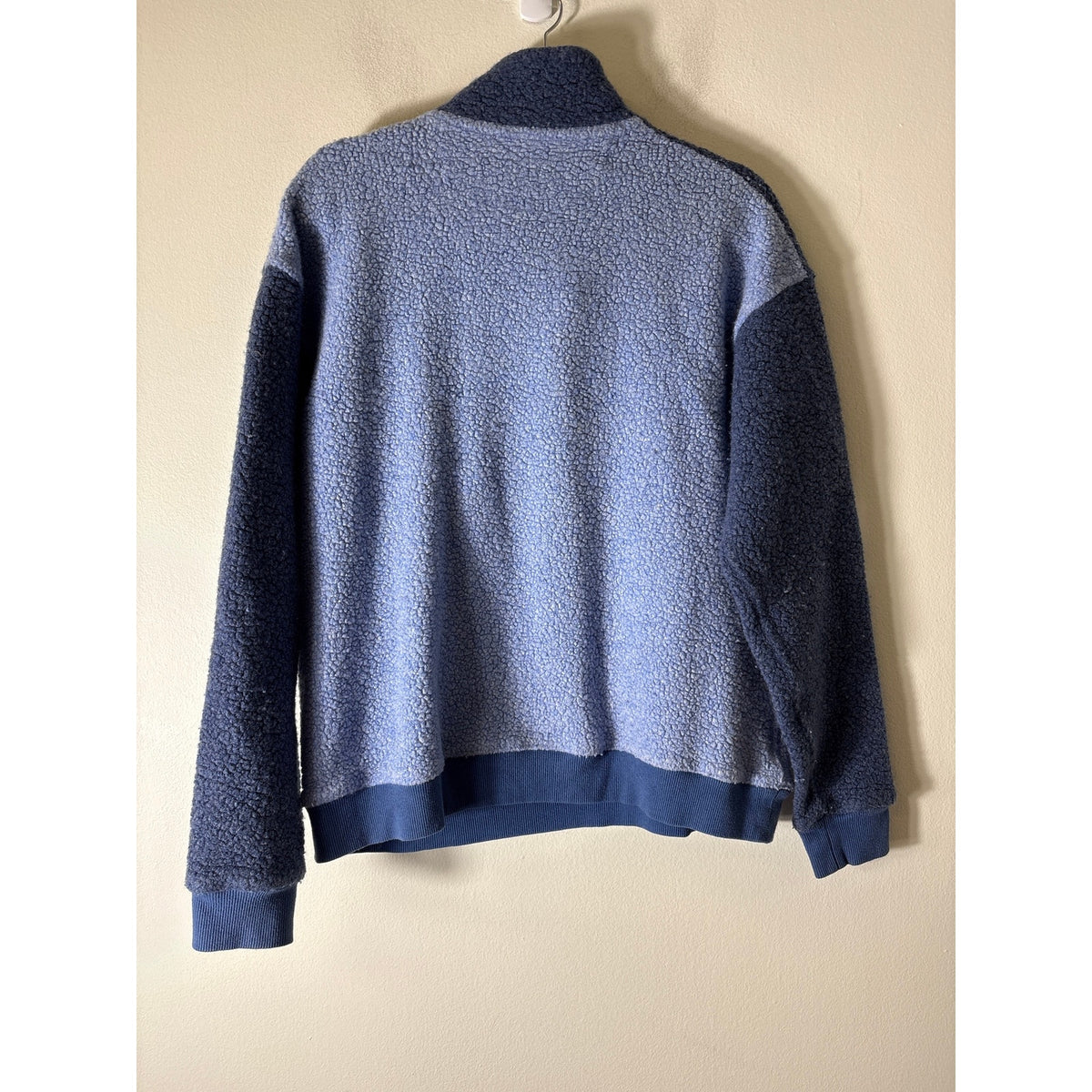Outdoor Voices Blue Color Block Long Sleeve Pullover Sz M