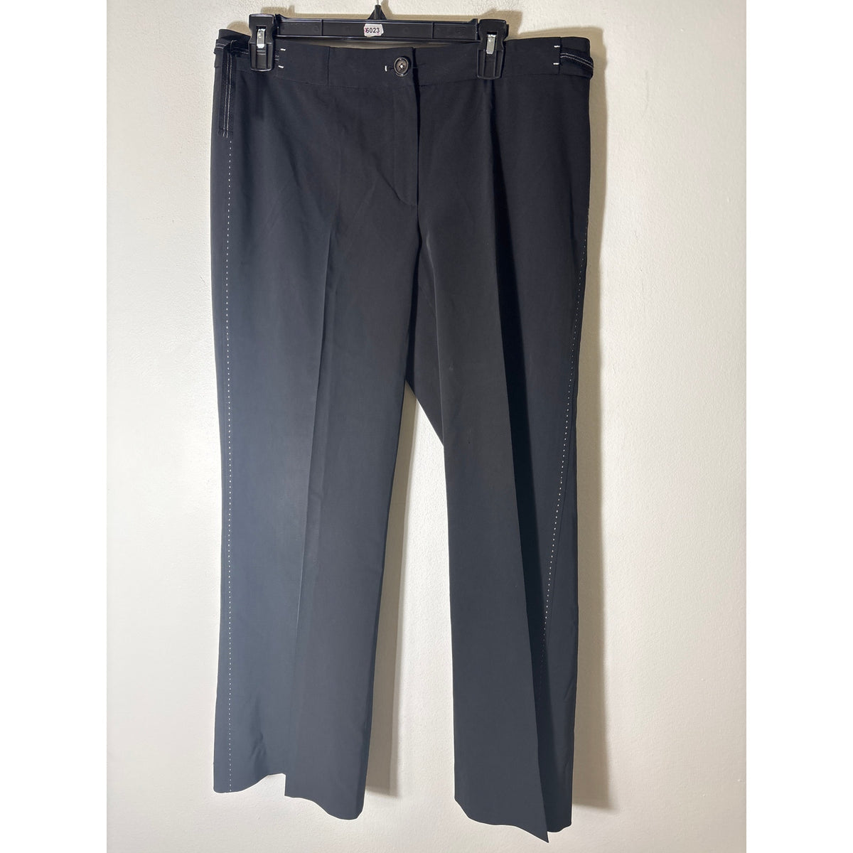 Elie Tahari Black Stitch Pants Sz Tag Removed - fits like a 10