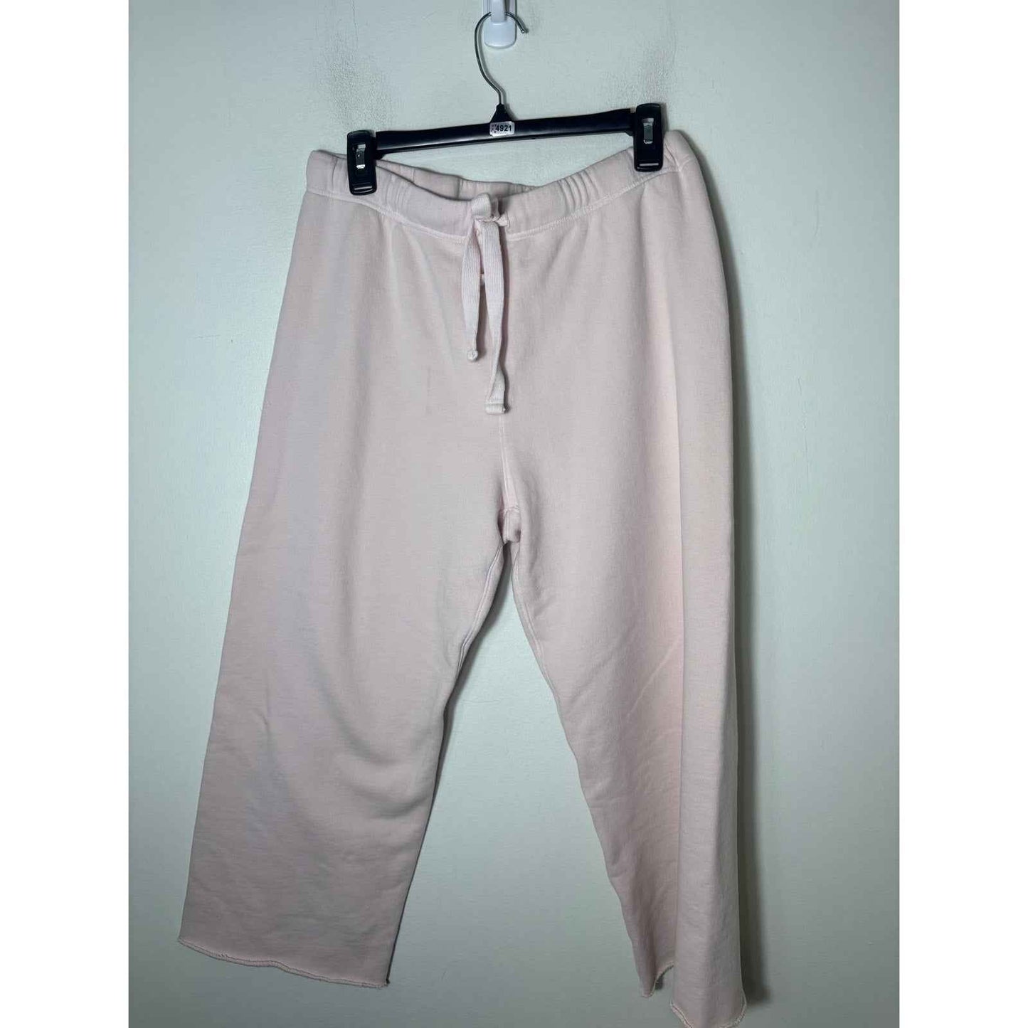 Frank & Eileen Pink Cropped Sweat Pants Sz L