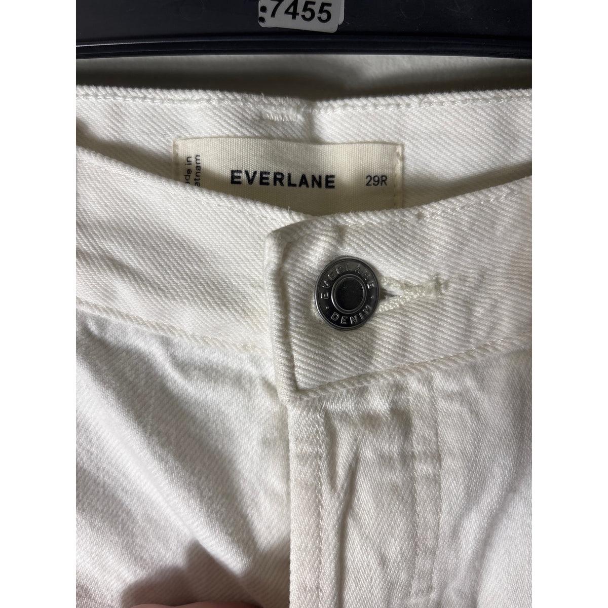 Everlane White/Denim Front/Back Jeans Sz 29R