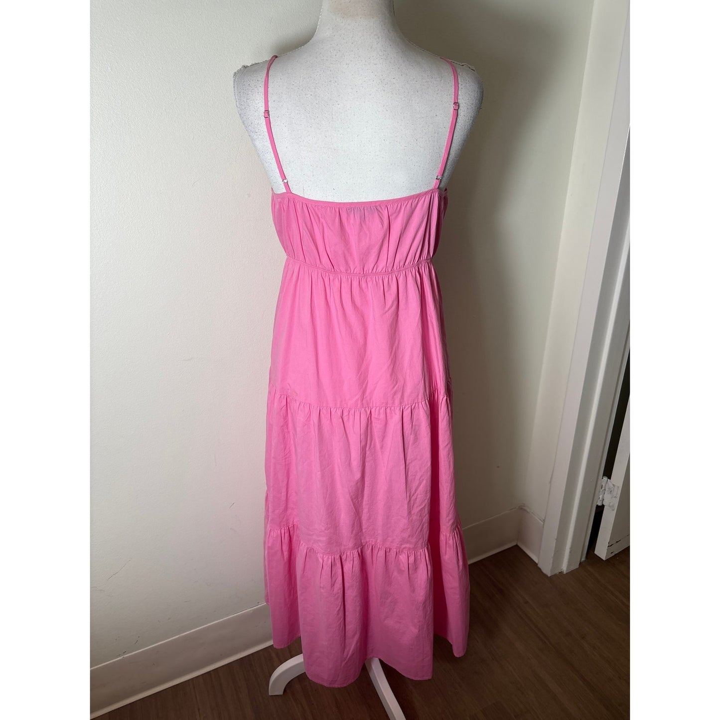 Rails Bubblegum Pink Spaghetti Strap Maxi Dress Sz S