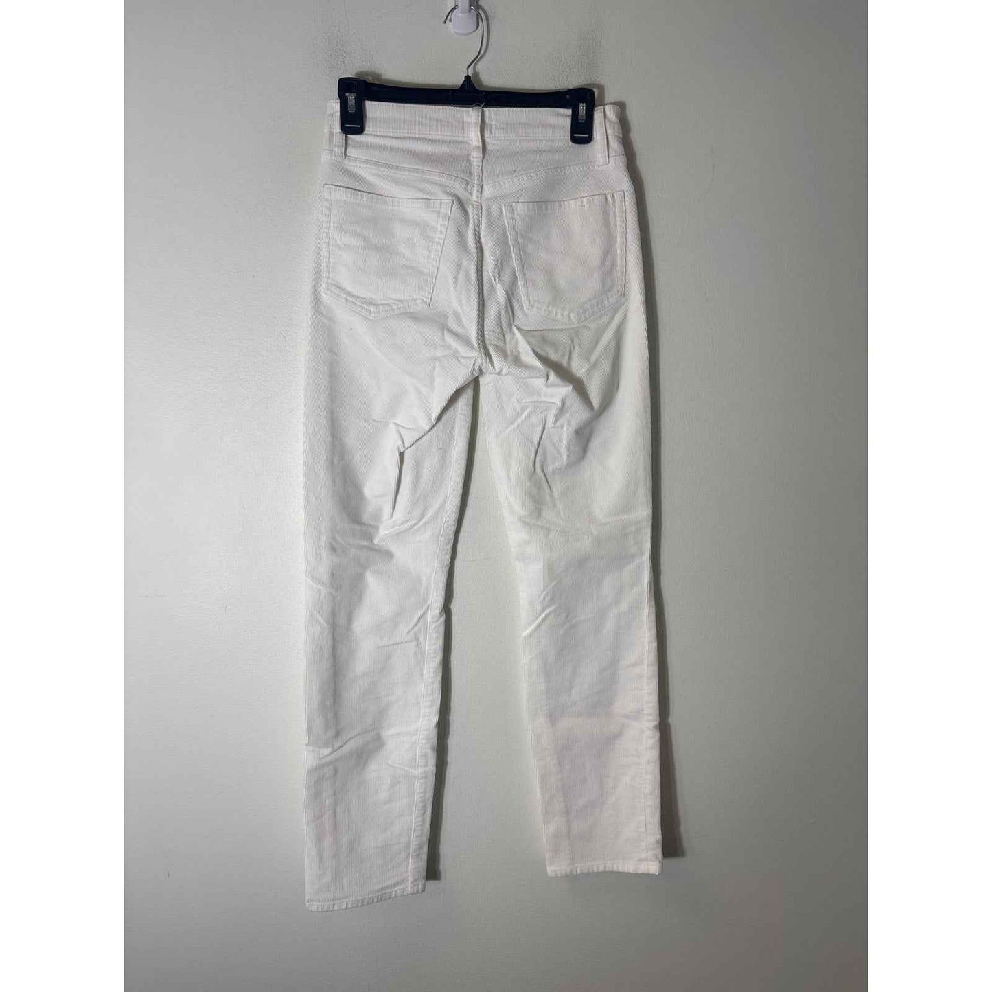 J.Crew White Cord Denim Fit Pants Sz 27