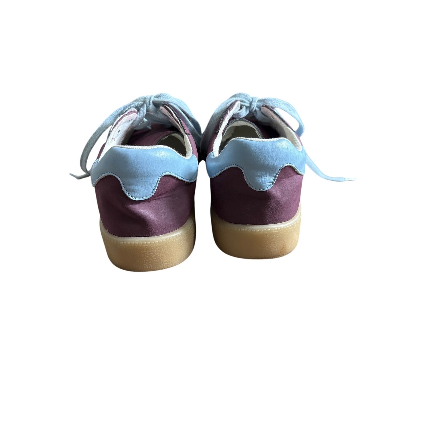MIA Burgandy and Light Blue Archie Tennis Shoes Sz 9