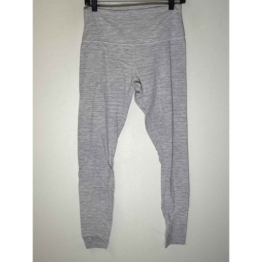 Lululemon Light Gray Athletic Leggings Sz 10