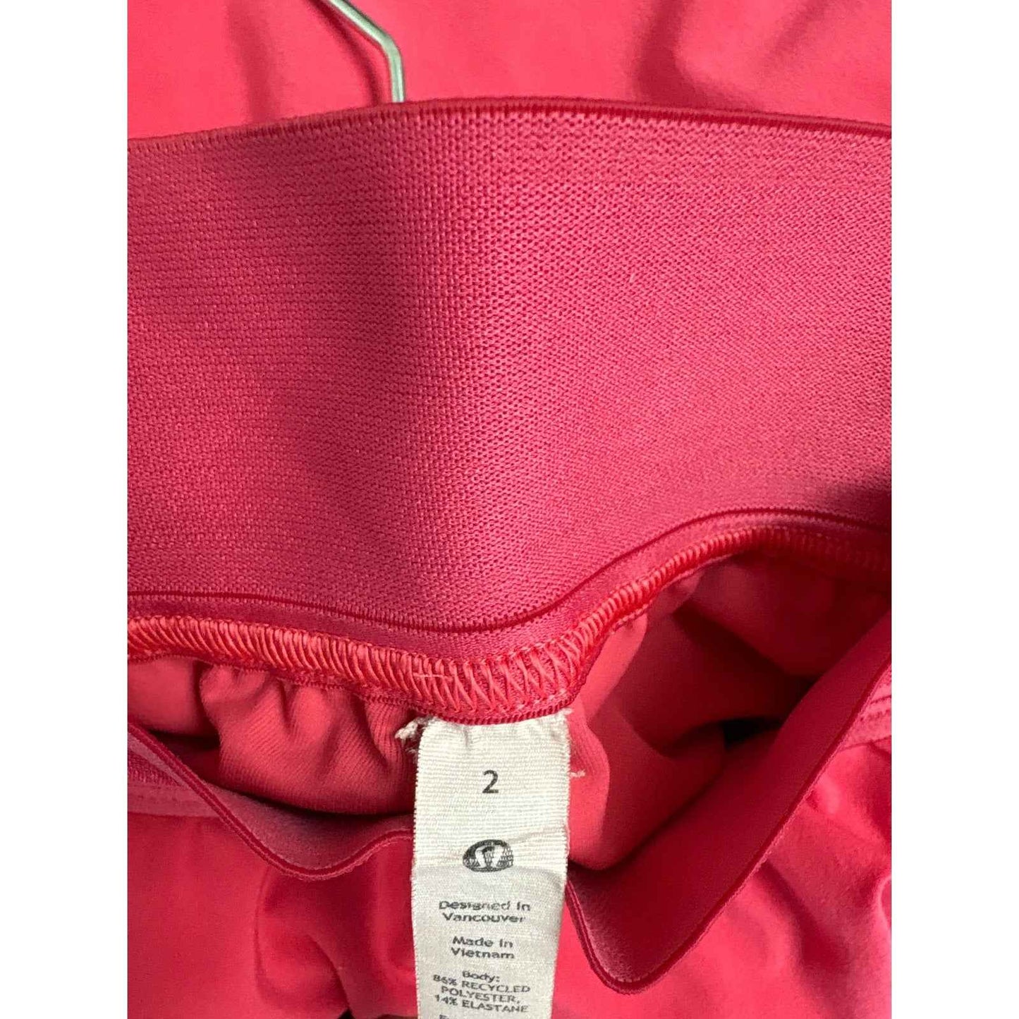 Lululemon Pink Tiered Tennis Skirt Sz 2