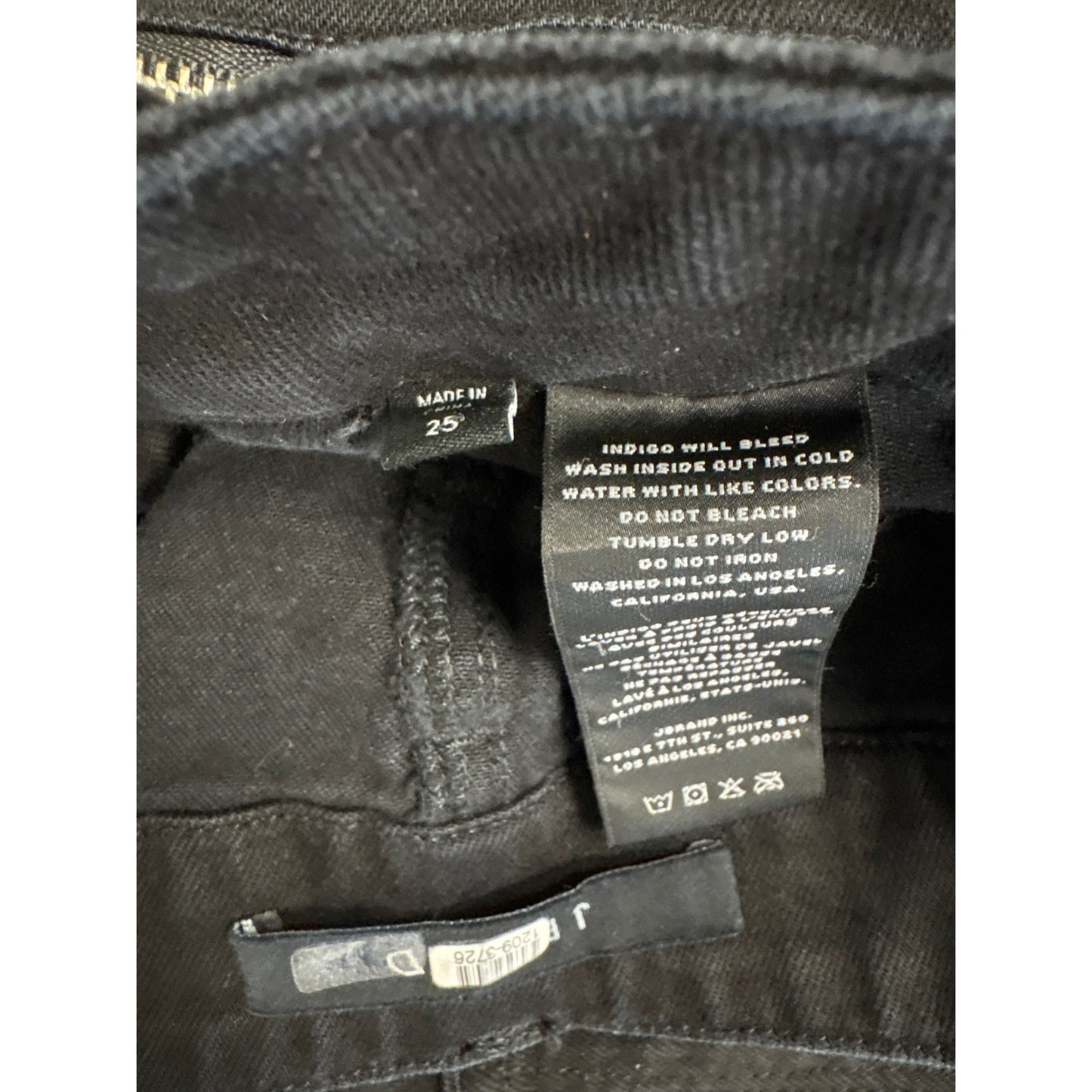 J. Brand Black Moto Mini Skirt Sz S