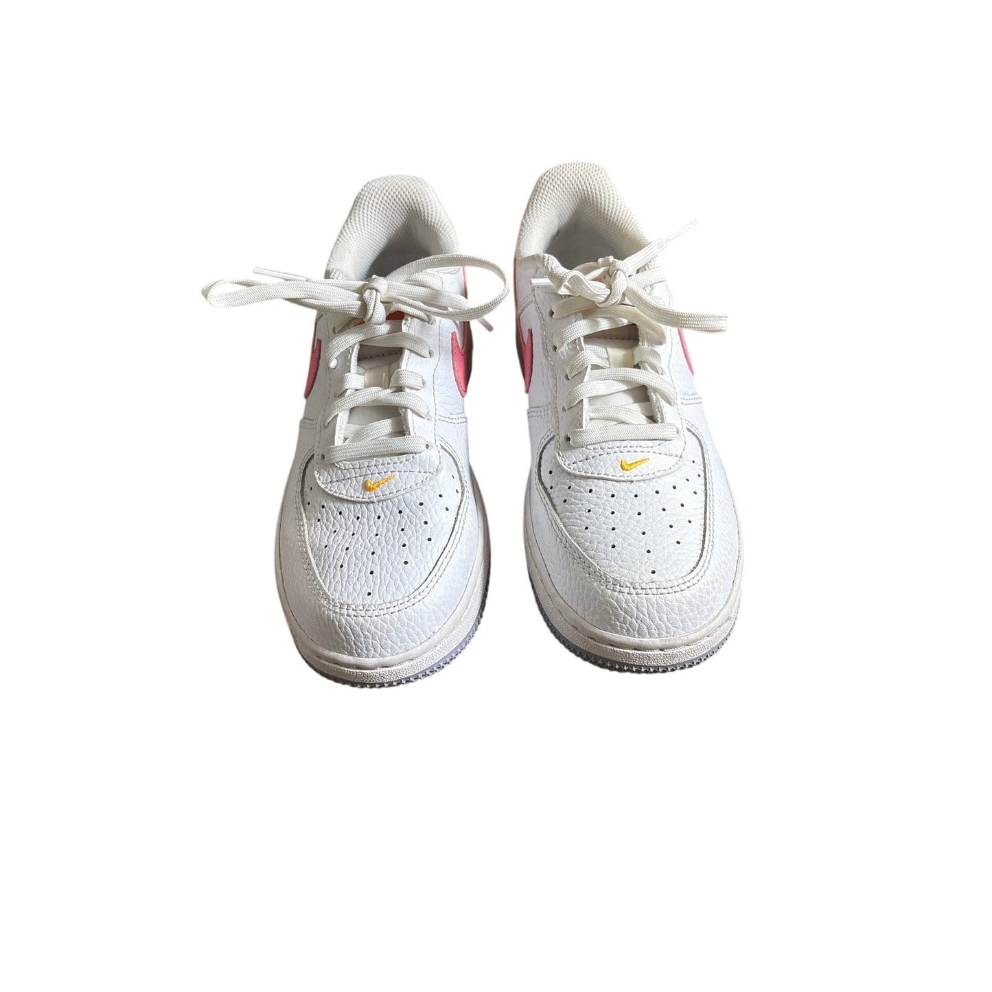 Girls Nike White Pink Tennis Shoes Sz 2.5