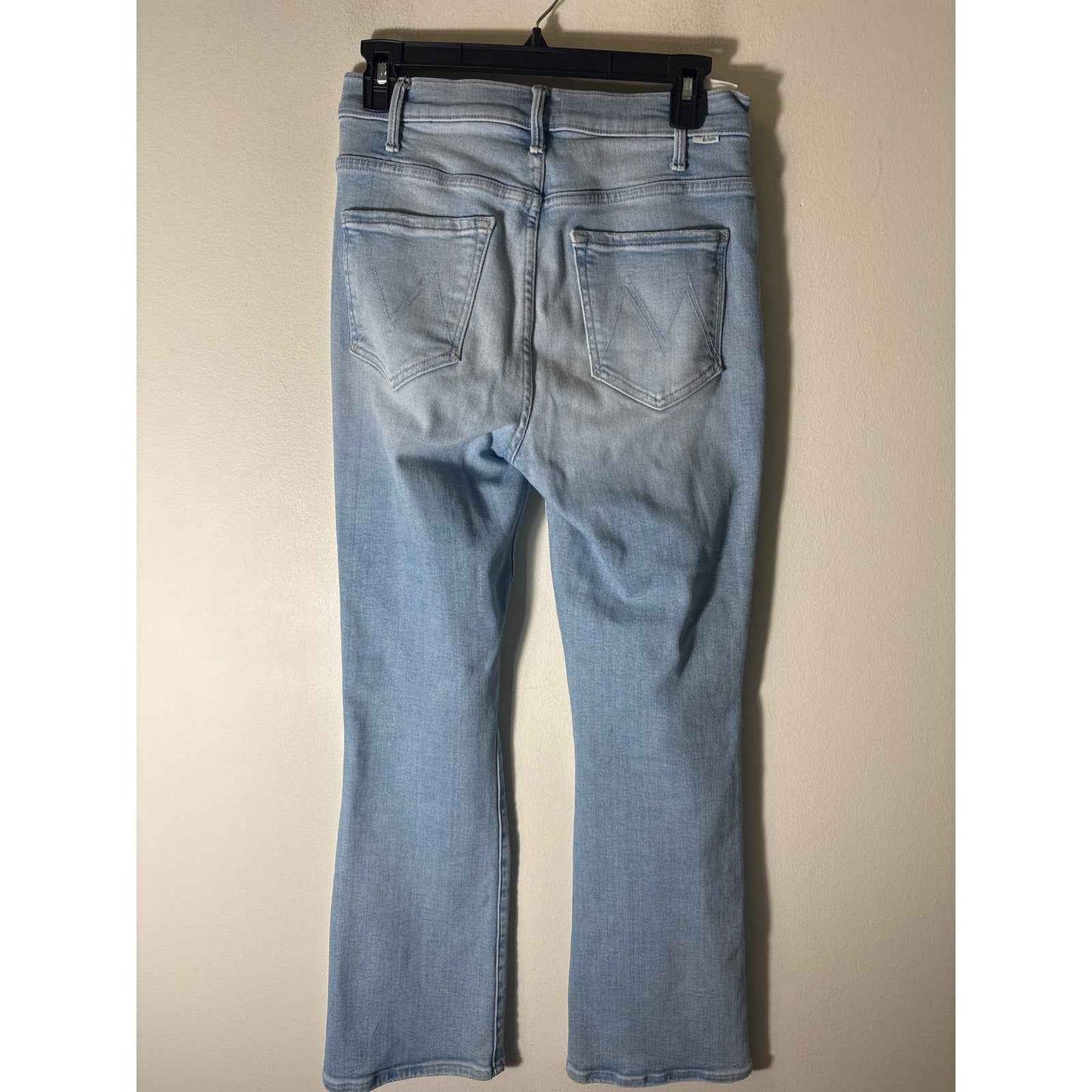 Mother Light Wash "Mother the Hustler" Straight Leg Blue Jean Sz 28