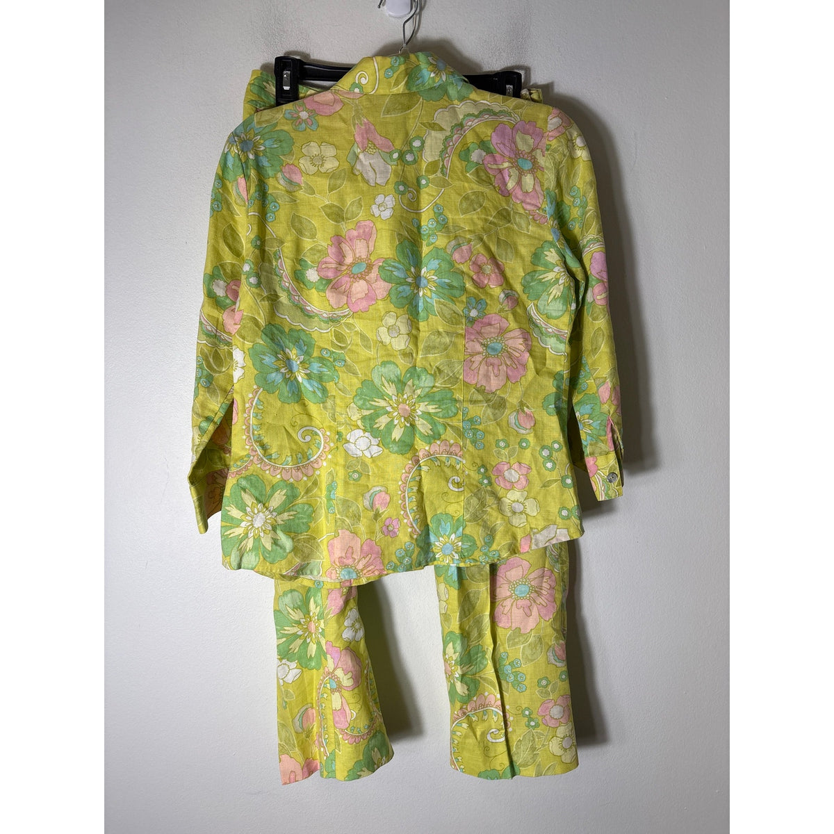 Vintage Sigrid Olsen linen Set pants Sz 4 button down Sz XS