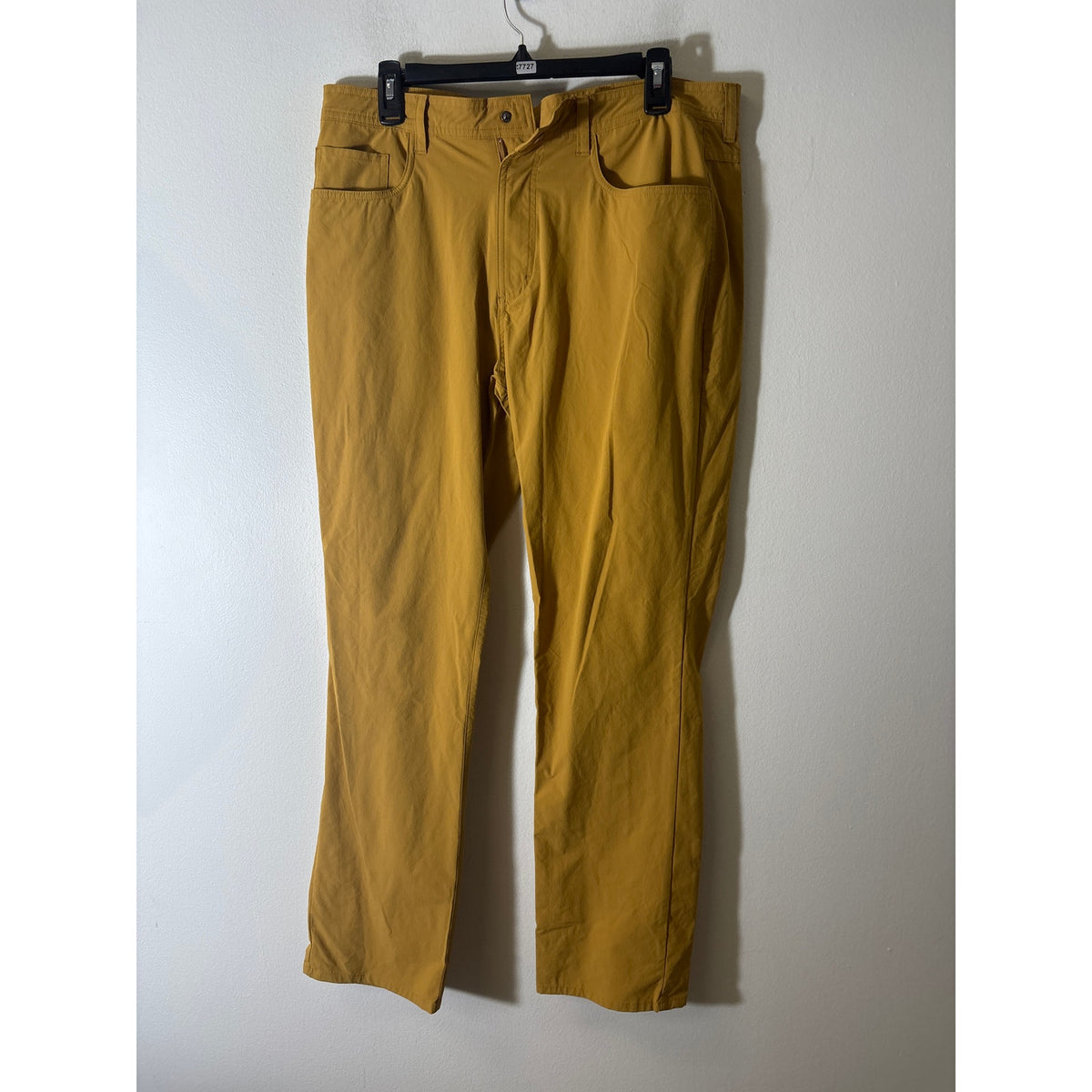Mens Onward Reserve Yellow Nylon Slacks Sz 35/30