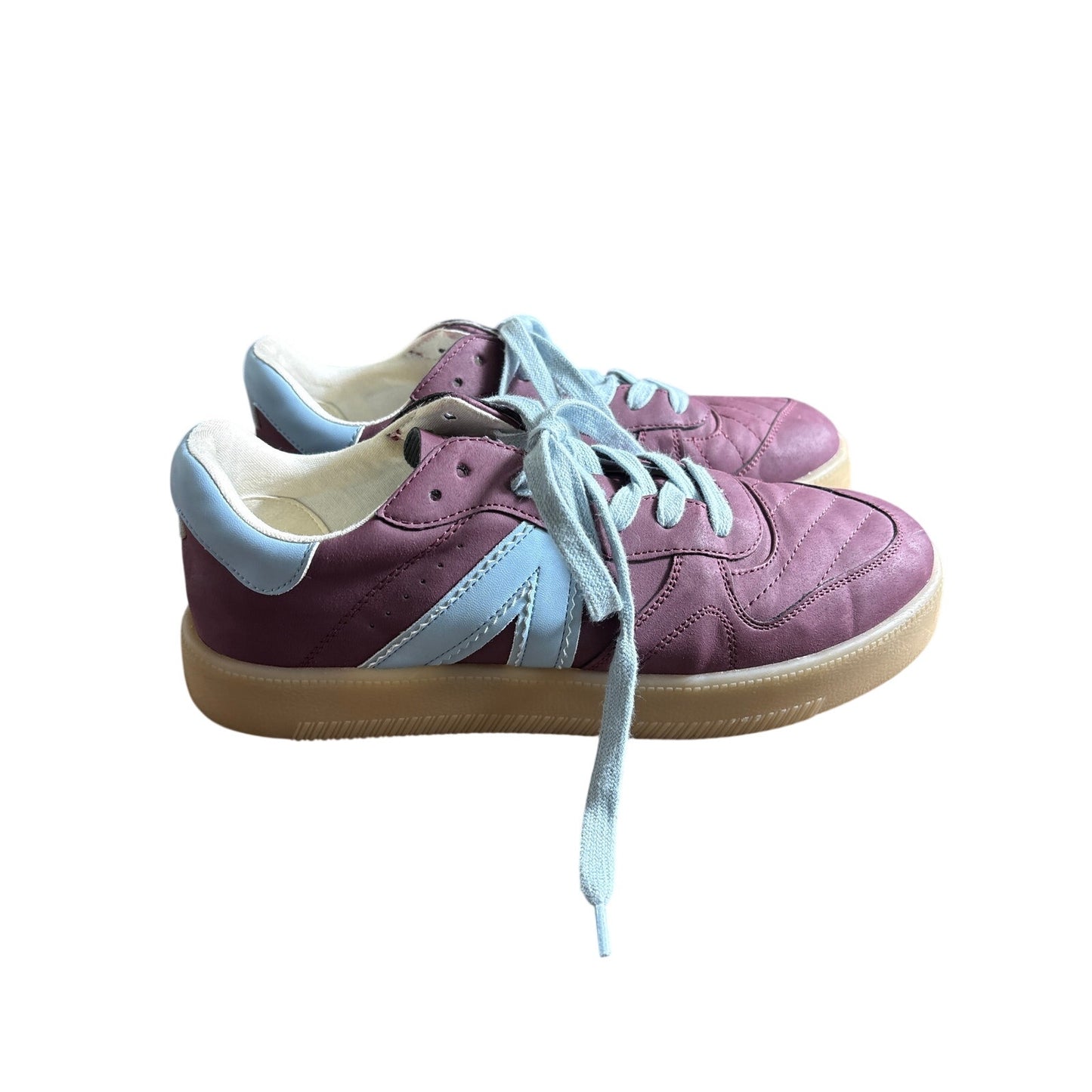 MIA Burgandy and Light Blue Archie Tennis Shoes Sz 9