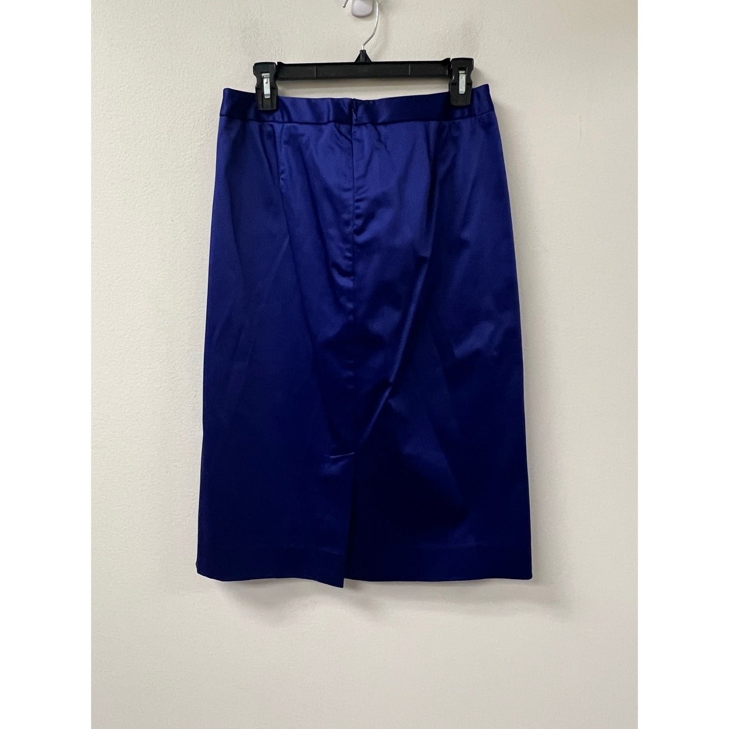 Talbots Blue Purple Midi Special Occasion Skirt Sz 10