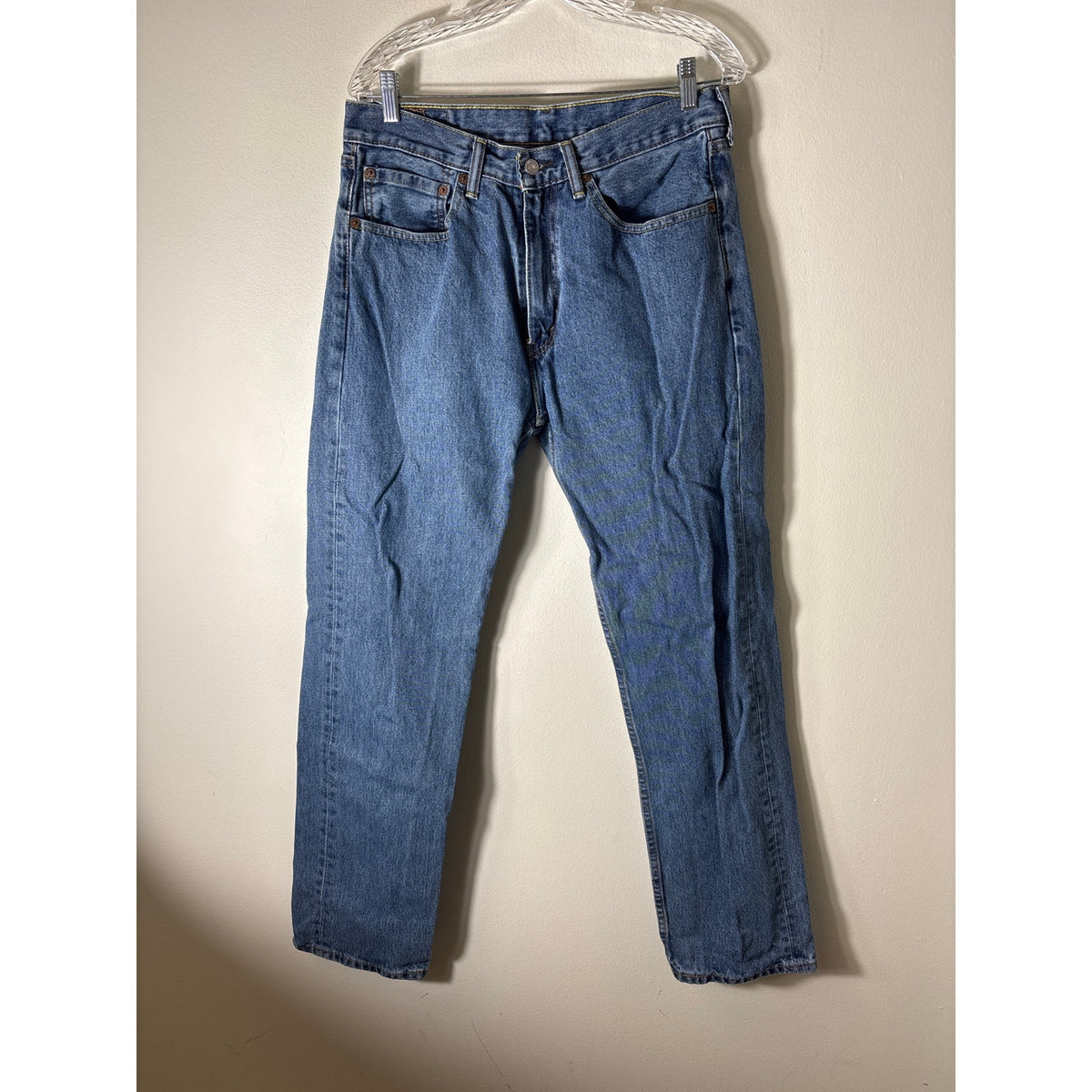 Mens Levi 505 Jeans Sz 35x34