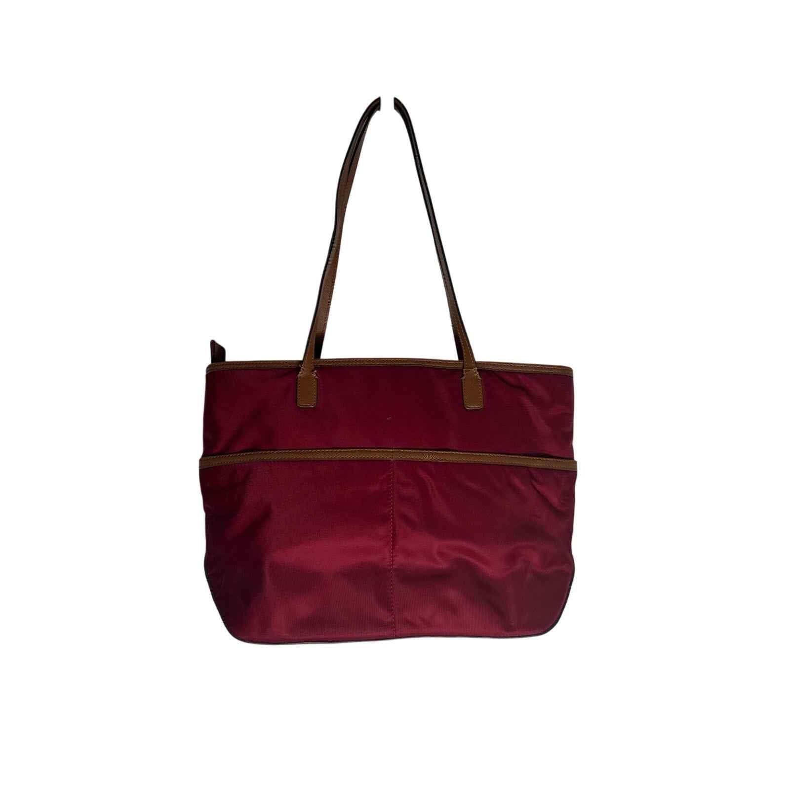 Michael Kors Red Vinyl Shoulder Bag 14"x9.5"