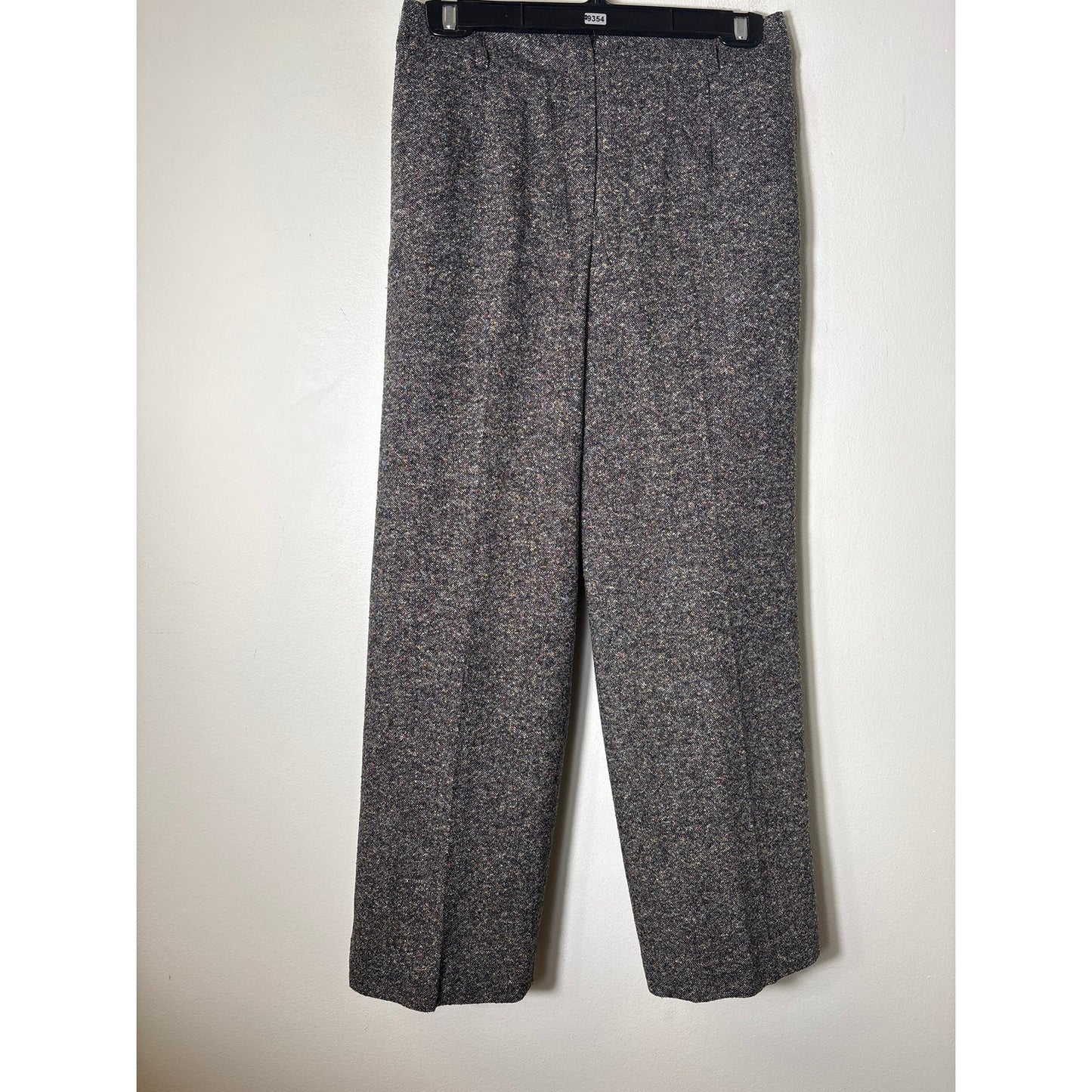 Talbots Petites Black&White Woven Dress Pants with Color stitching Sz 6