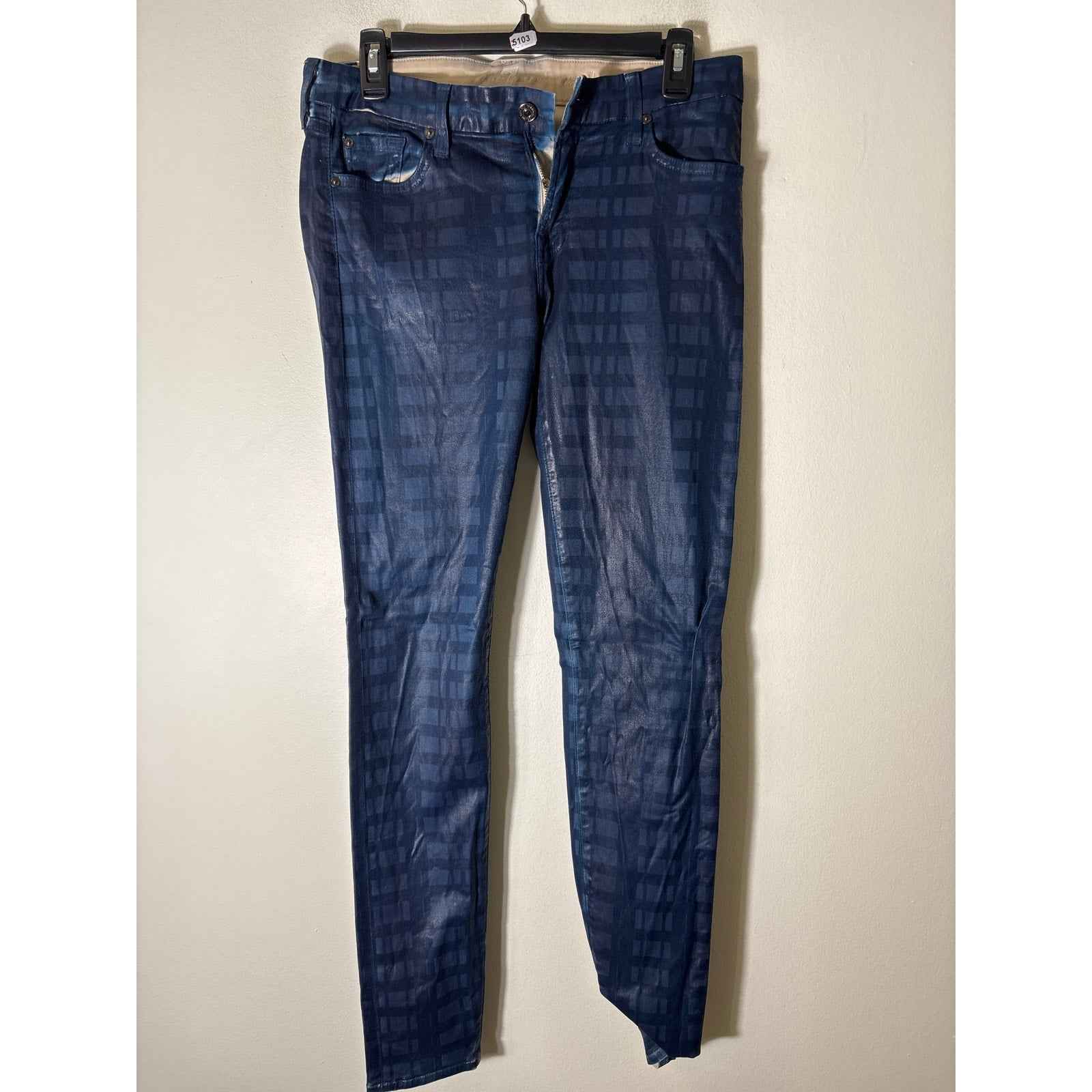 7 For All Mankind The Skinny Jeans Sz 30